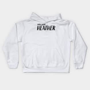 wish i were heather Kids Hoodie